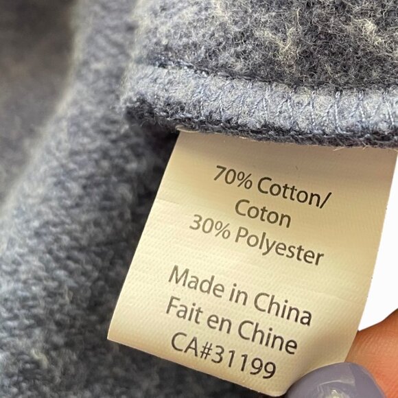 DKR Cottage Collection blue casual long sleeved shirt eyelet cuffs SOFT!!! - Picture 7 of 9